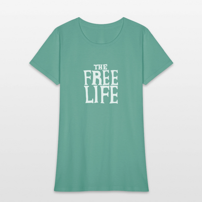 The Free Life | Women's Tee - aquatic