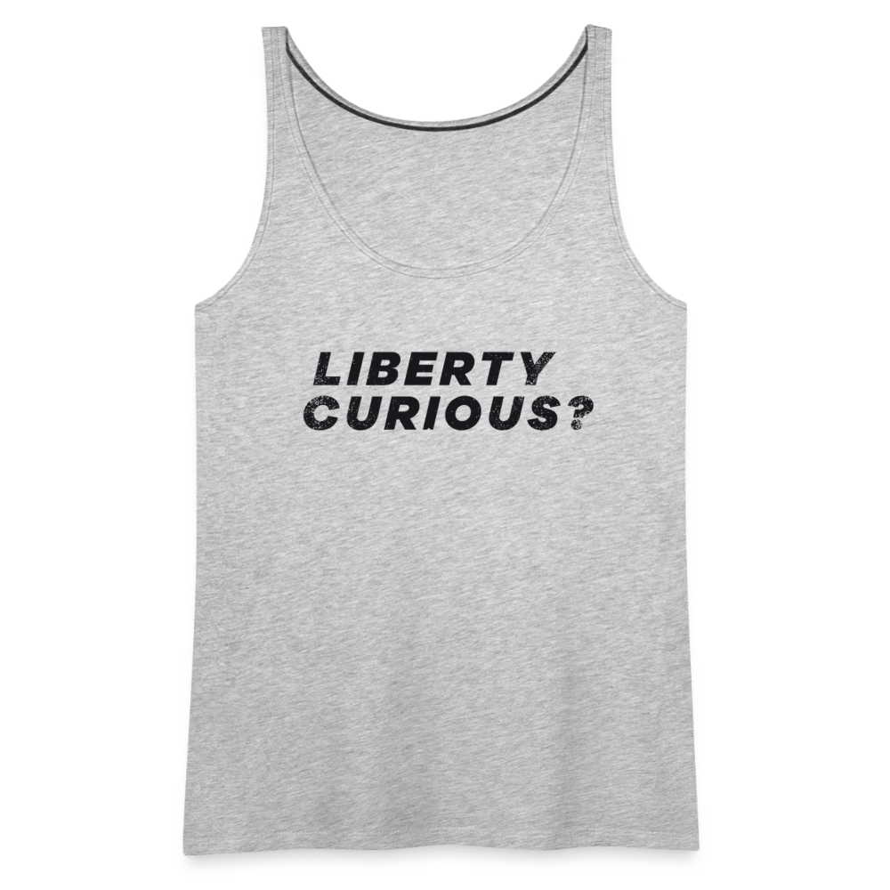 Liberty Curious? | Women's Tank - heather gray
