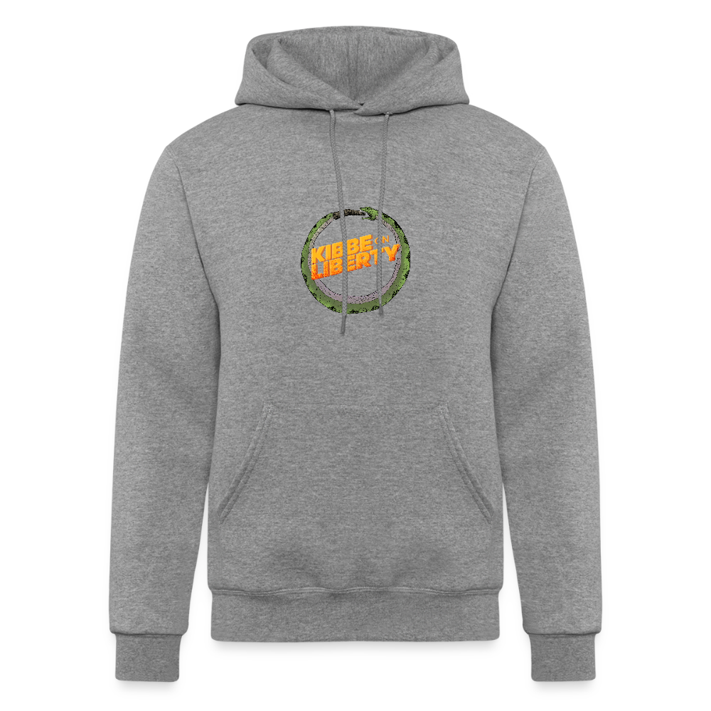 Kibbe on Liberty | Pullover Hoodie - heather gray