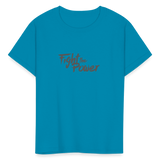 Fight the Power | Youth Tee - turquoise