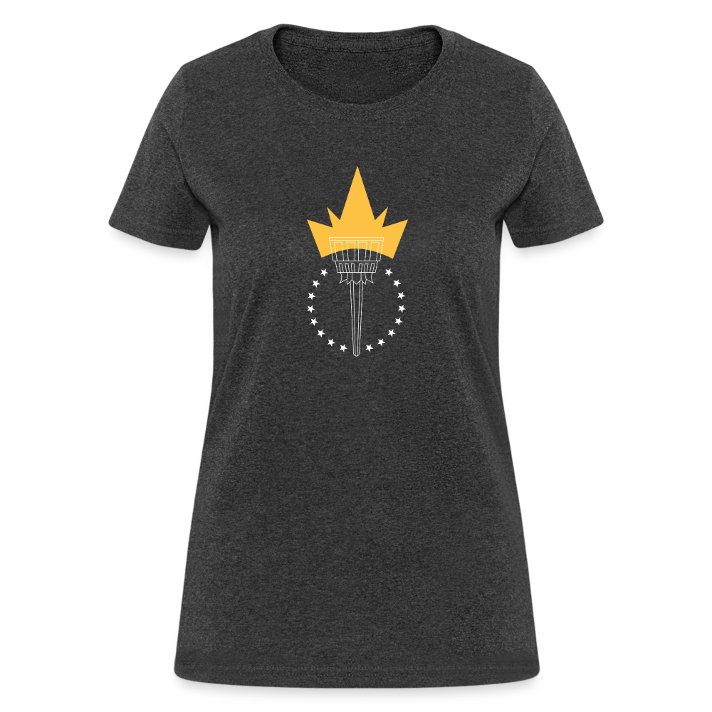 Freedom Torch | Women's Tee - heather black