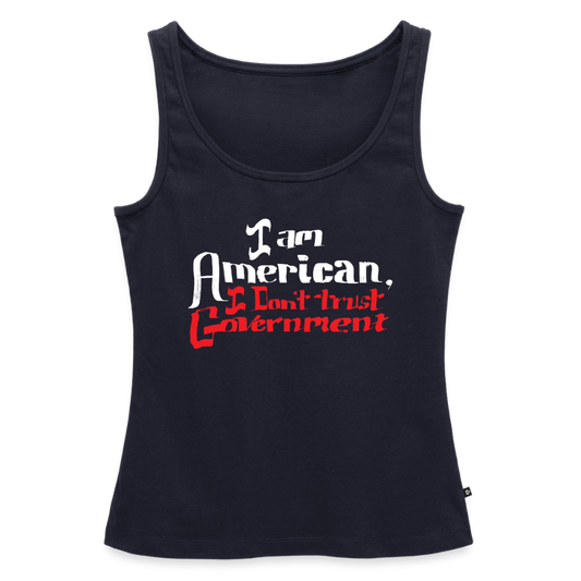 I Don't Trust Government | Women's Tank - navy