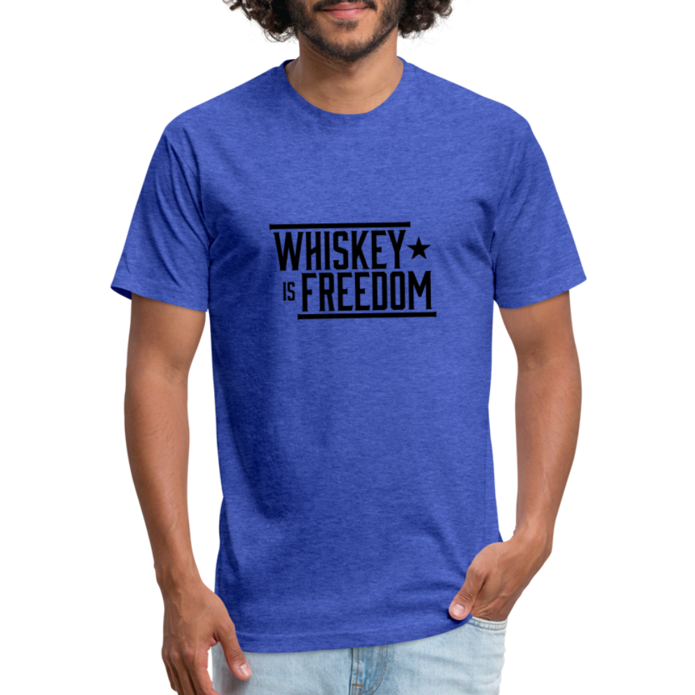 Whiskey is Freedom | Men's Tee - heather royal