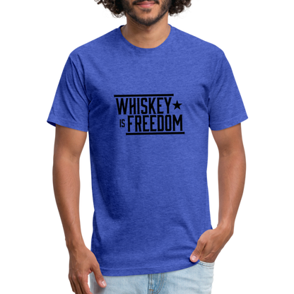 Whiskey is Freedom | Men's Tee - heather royal