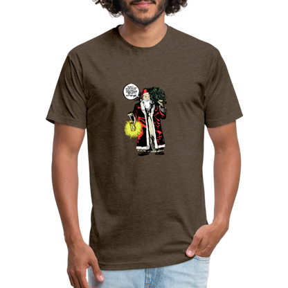 2021 Santa | Men's Tee - heather espresso