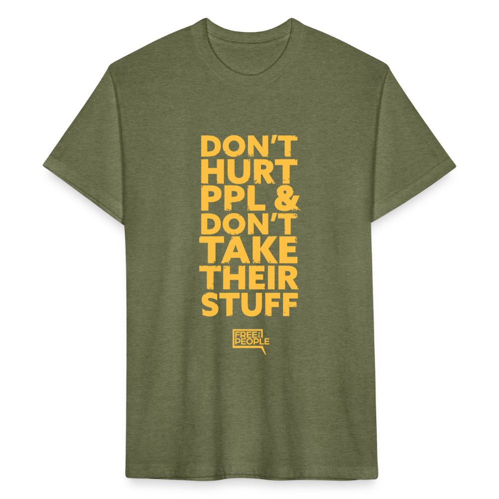 Don't Hurt People | Limited | Men's Tee - heather military green