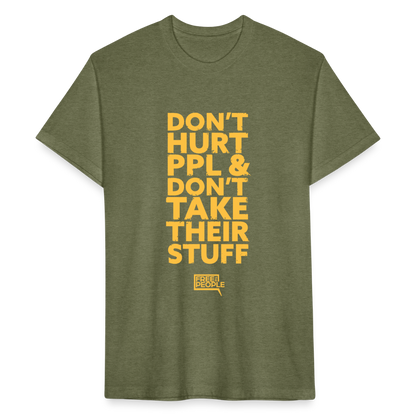 Don't Hurt People | Limited | Men's Tee - heather military green