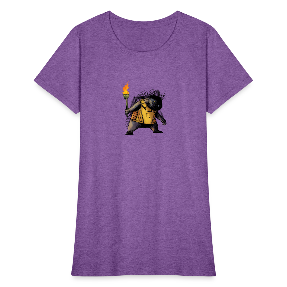 Free the Porcupine | Women's Tee - purple heather