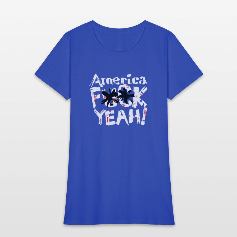 America F**k Yeah! | Women's Tee - royal blue