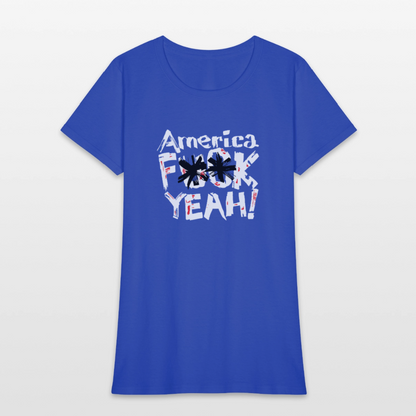 America F**k Yeah! | Women's Tee - royal blue
