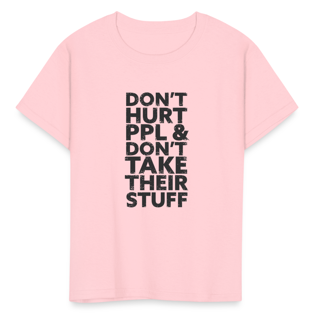 Don't Hurt People | Youth Tee - pink