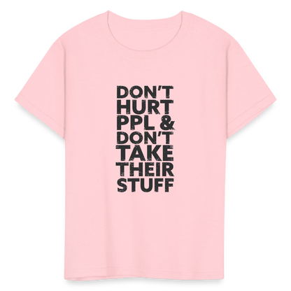 Don't Hurt People | Youth Tee - pink