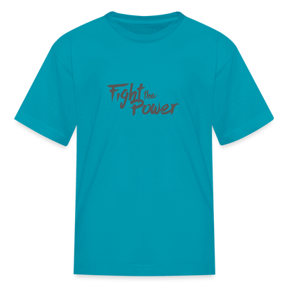 Fight the Power | Youth Tee - turquoise