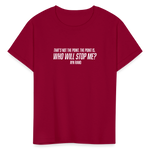 Ayn Rand Quote | Youth Tee - dark red