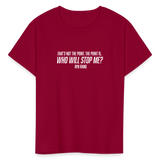 Ayn Rand Quote | Youth Tee - dark red