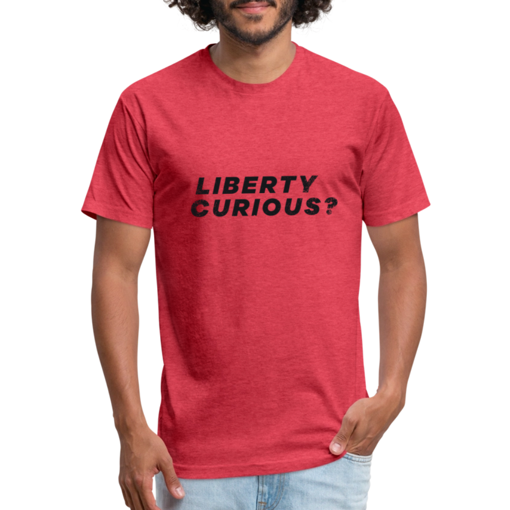 Liberty Curious? | Men's Tee - heather red
