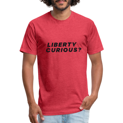 Liberty Curious? | Men's Tee - heather red