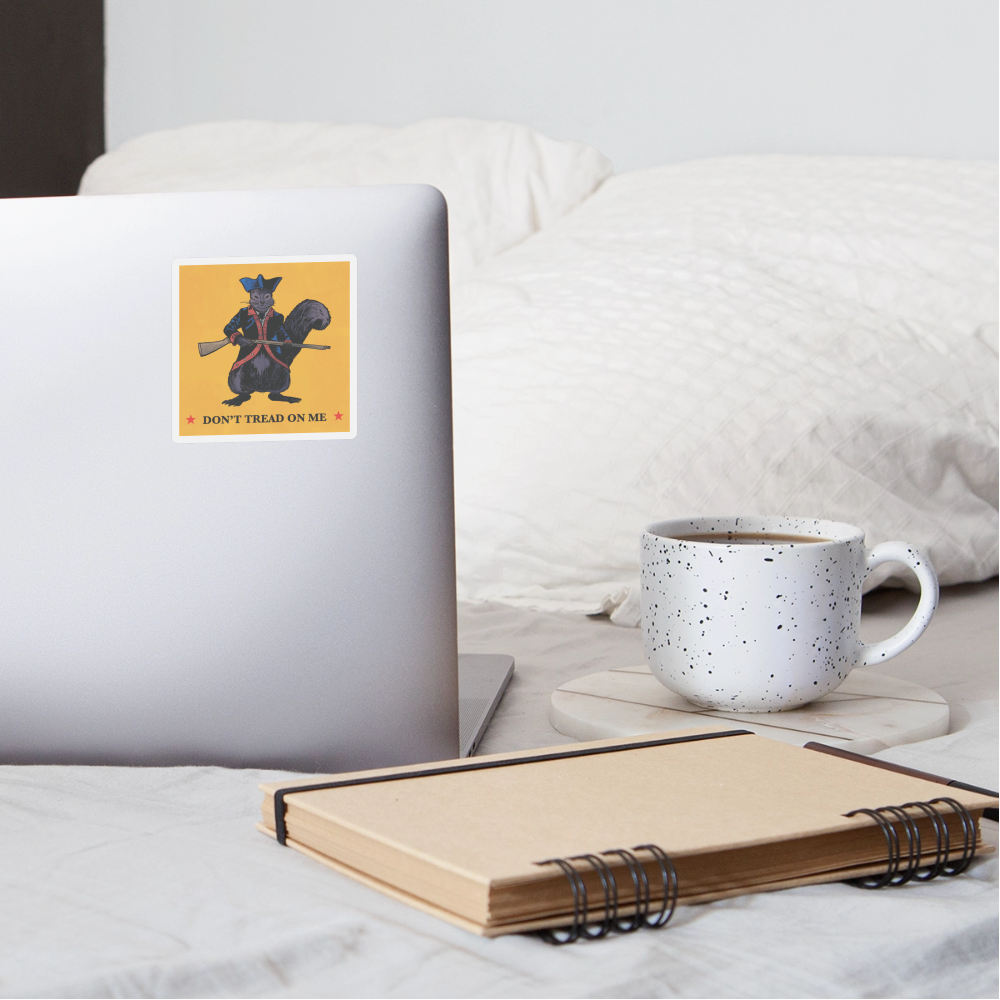 Peanut the Squirrel Sticker - white matte