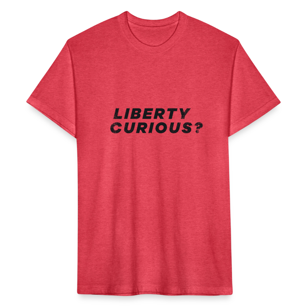 Liberty Curious? | Men's Tee - heather red