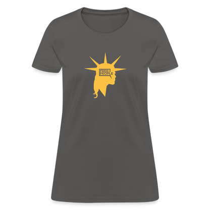 Liberty Head | Women's Tee - charcoal