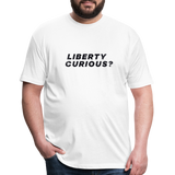 Liberty Curious? | Men's Tee - white