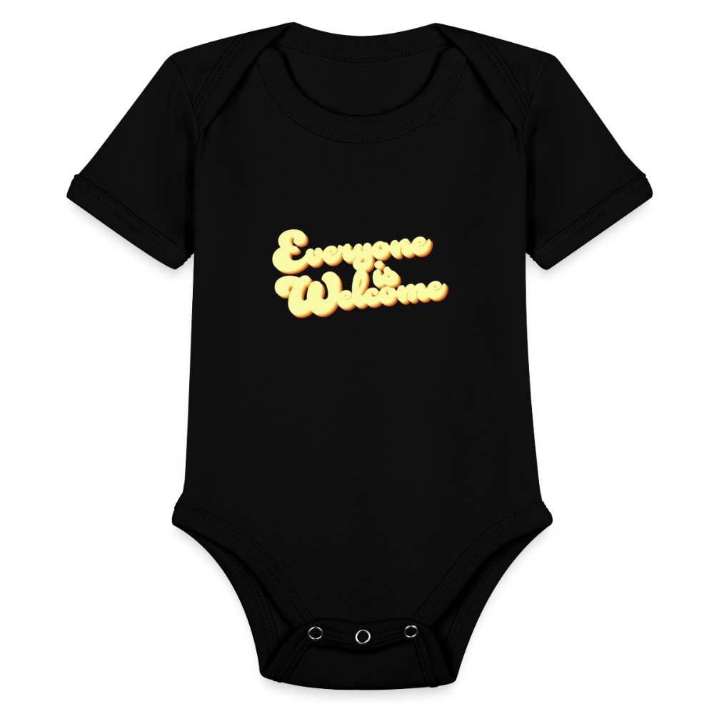 Everyone is Welcome | Baby Onesie - black