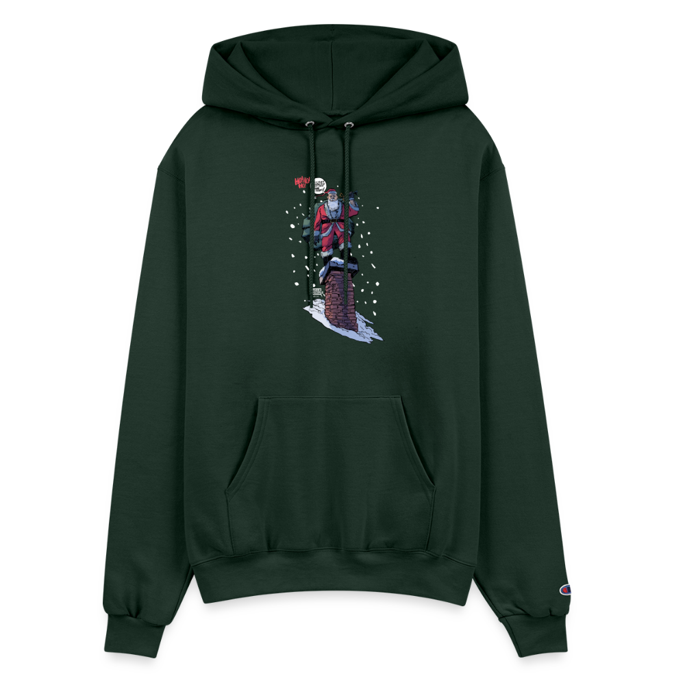 2024 Santa | Pullover Hoodie - Dark Green