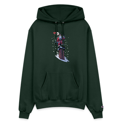 2024 Santa | Pullover Hoodie - Dark Green