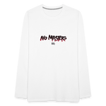 No Masters | Men's Long Sleeve Tee - white