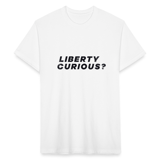 Liberty Curious? | Men's Tee - white