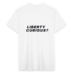 Liberty Curious? | Men's Tee - white