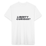 Liberty Curious? | Men's Tee - white