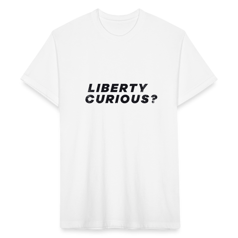 Liberty Curious? | Men's Tee - white