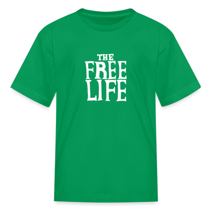 The Free Life | Youth Tee - kelly green