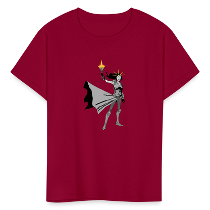 Liberty Hero | Youth Tee - dark red