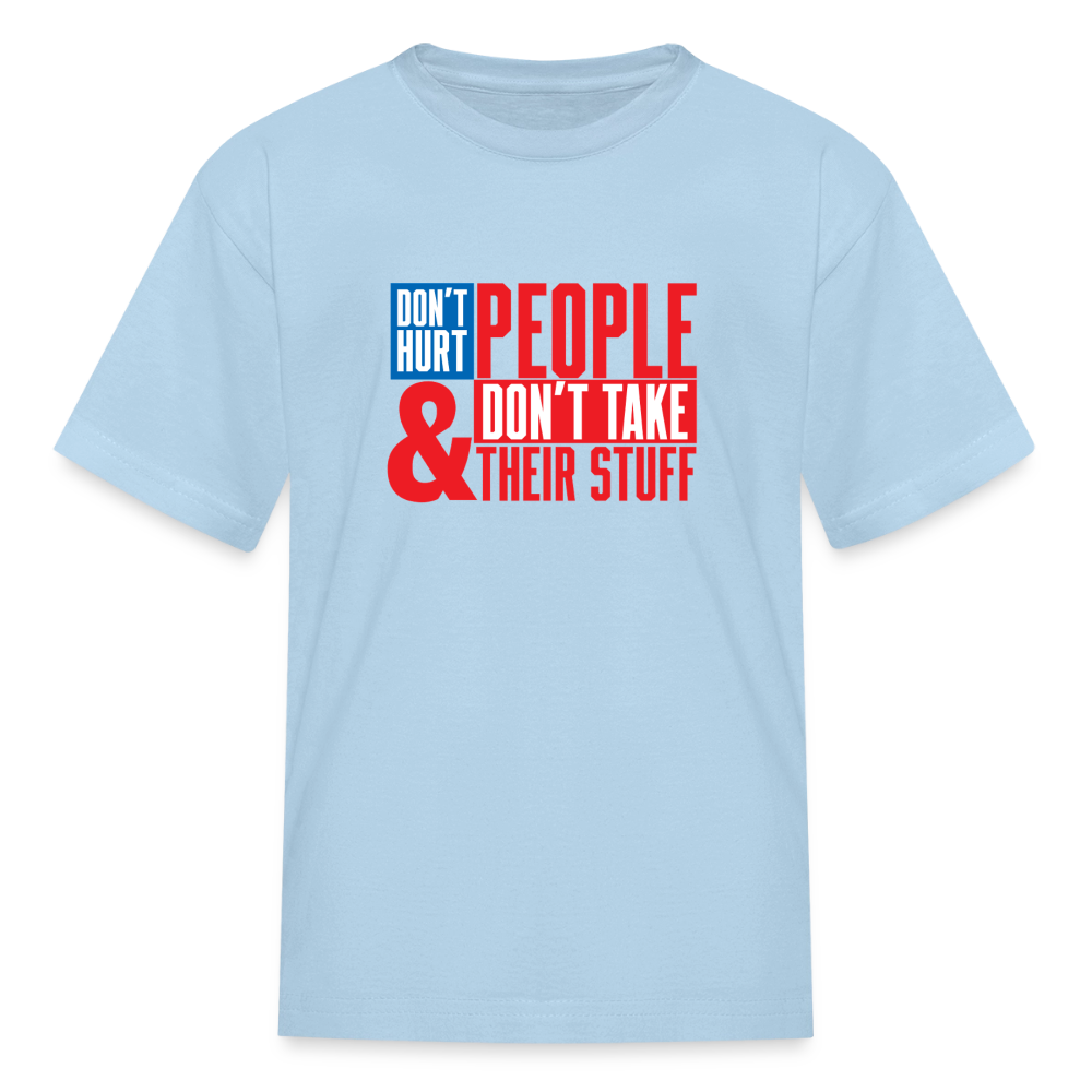 Don't Hurt People | America | Youth Tee - powder blue
