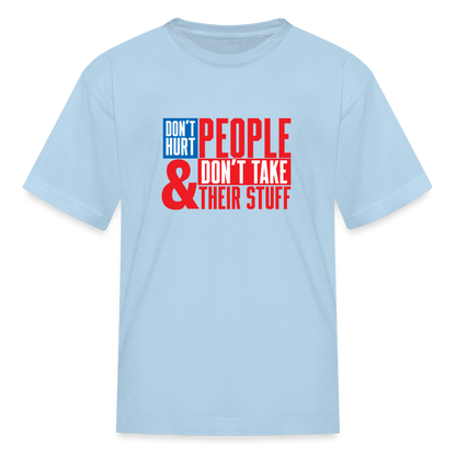 Don't Hurt People | America | Youth Tee - powder blue