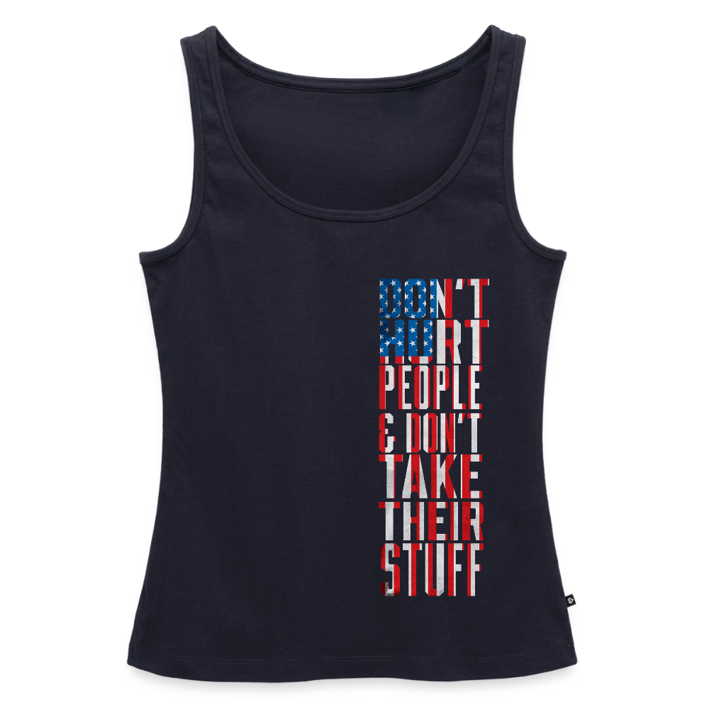 Don't Hurt People | Flag | Women's Tank - navy