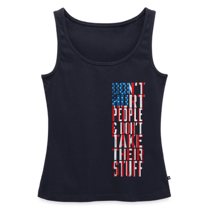 Don't Hurt People | Flag | Women's Tank - navy