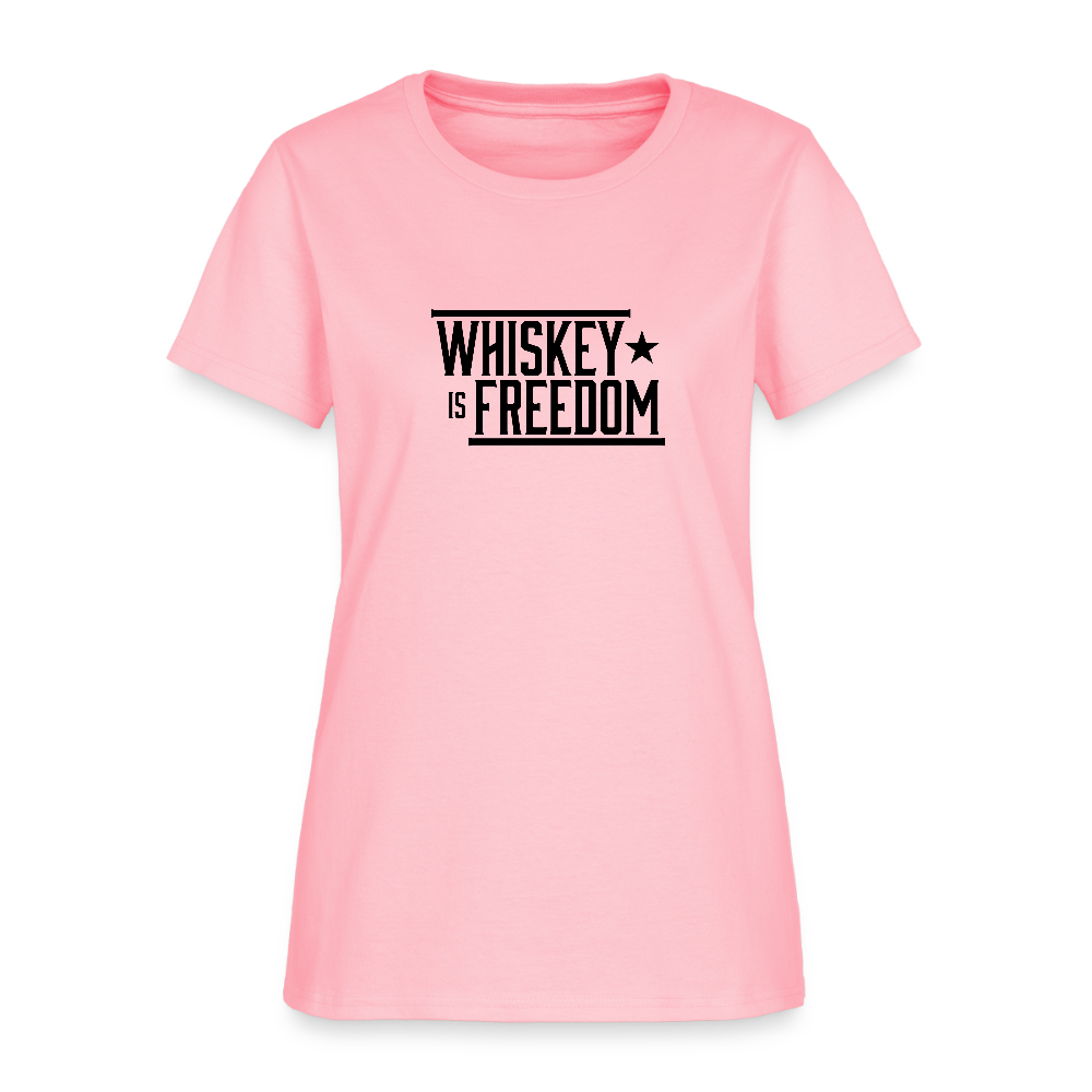Whiskey is Freedom | Women's Tee - pink