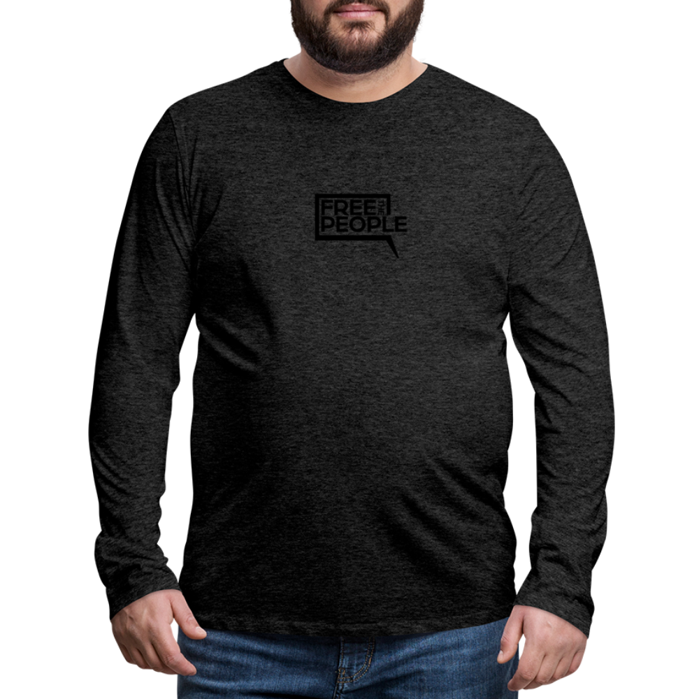 Free the People | Men's Long Sleeve Tee - charcoal grey