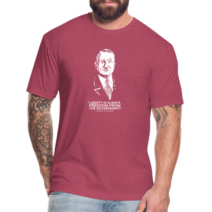 Ludwig von Mises Quote | Men's Tee - heather burgundy