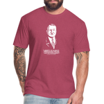 Ludwig von Mises Quote | Men's Tee - heather burgundy