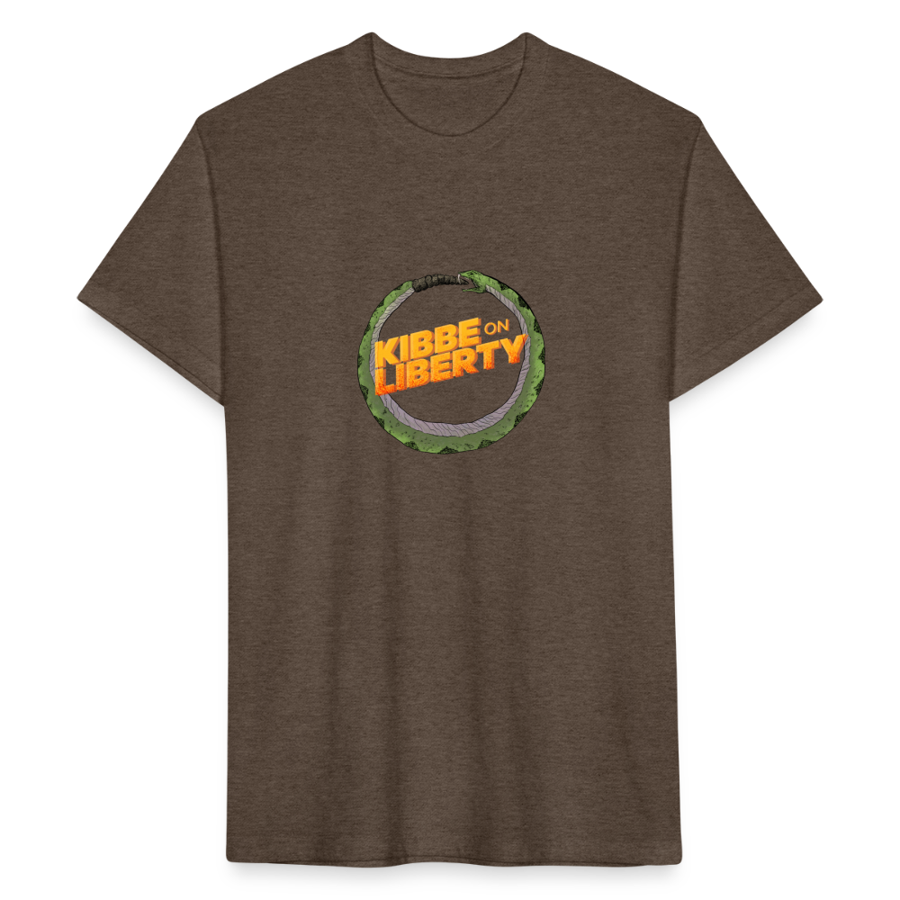 Kibbe on Liberty | Men's Tee - heather espresso