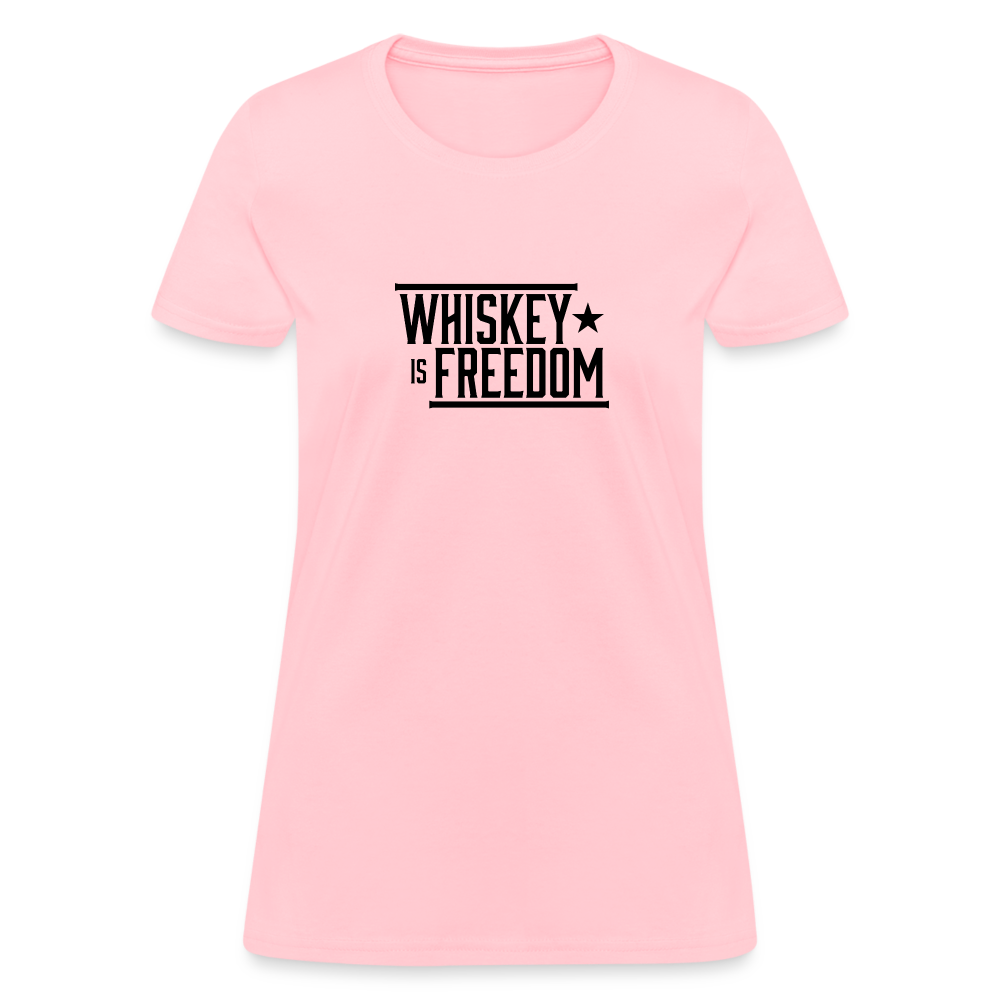 Whiskey is Freedom | Women's Tee - pink