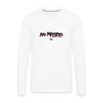 No Masters | Men's Long Sleeve Tee - white