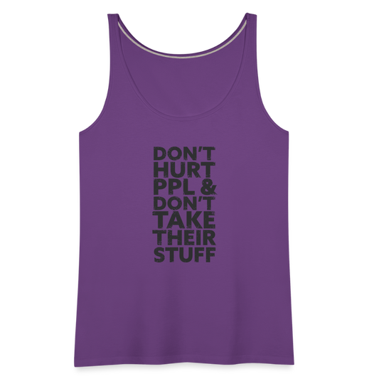 Don't Hurt People | Women's Tank - purple