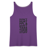 Don't Hurt People | Women's Tank - purple