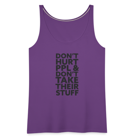 Don't Hurt People | Women's Tank - purple