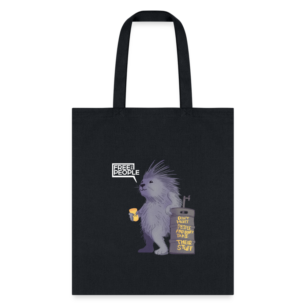 Porcupine Kegger | Tote Bag - black